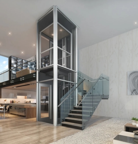 Best Elevators Automatic MRL Home Elevator Wings Elevator